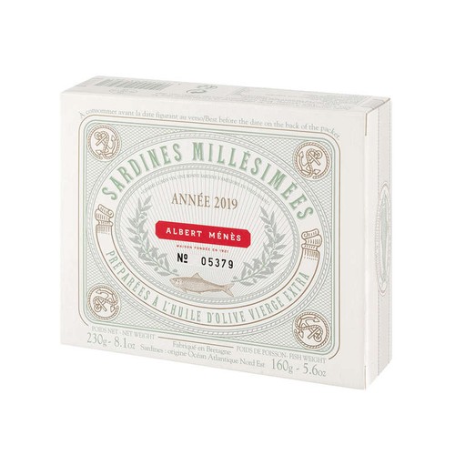 Albert Ménès Sardines Millésimées à l'Huile d'Olive Extra 115g
