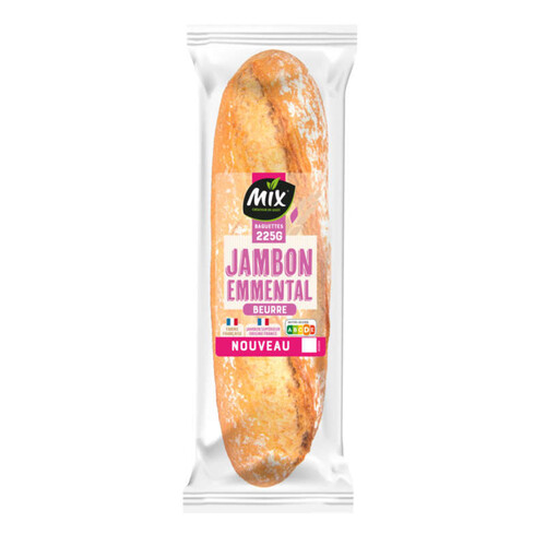 Mix buffet Baguette Jambon Emmental Beurre 225g