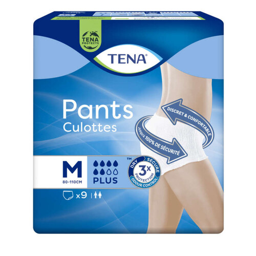 Tena Culottes Pants Plus Medium X9