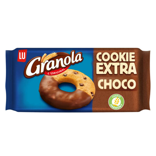 Granola Cookies Extra Choco et pépites de Chocolat 176g