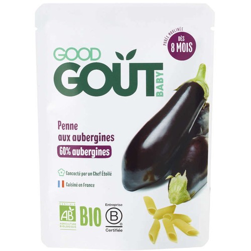 Good Goût Penne Aux Aubergines Bio 190G
