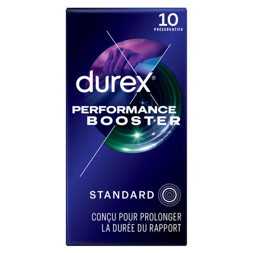 Durex Préservatif Performance Booster Effet Retardant x10