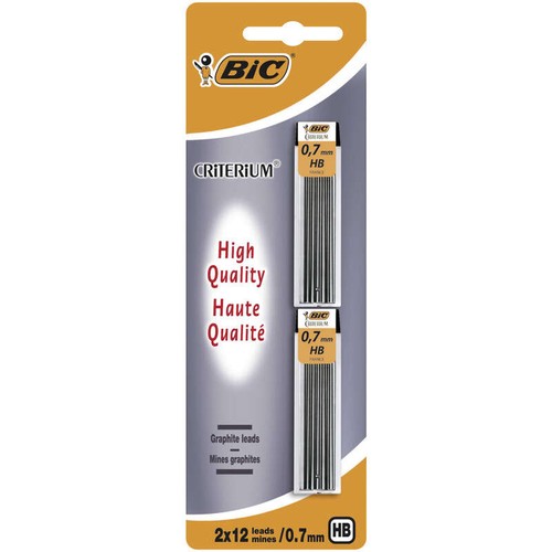 Bic Mines Criterium Hb 0,7Mm 2X12