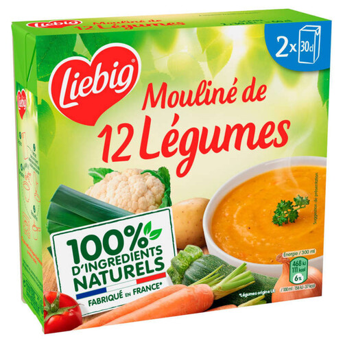 Liebig Mouliné de 12 légumes 2x30cl