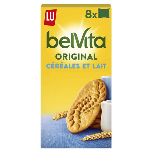 Lu Belvita Petit Déjeuner Biscuits Céréales et Lait 400g