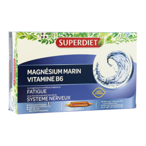[Par Naturalia] Superdiet Magnésium vitamine B6 Super Diet 20 ampoules