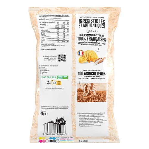 Lay's Chips Recette L'Ancienne Nature 45g