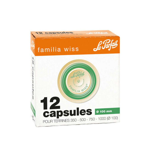 Le Parfait 12 Capsules 10Cm Pour Terrines Familia Wiss