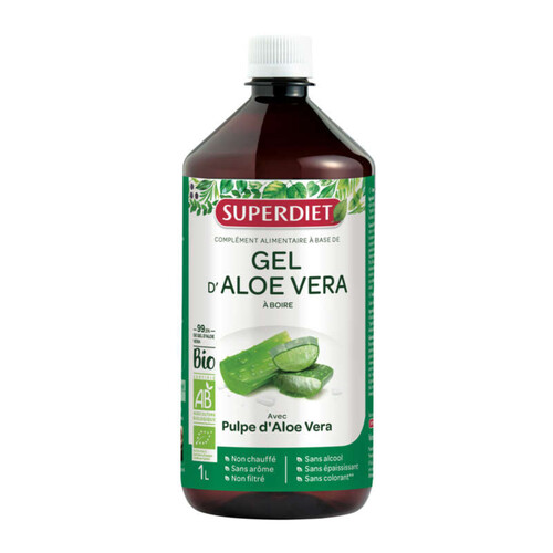 [Par Naturalia] Superdiet Complément alimentaire au Gel d'Aloe Vera Bio 1L