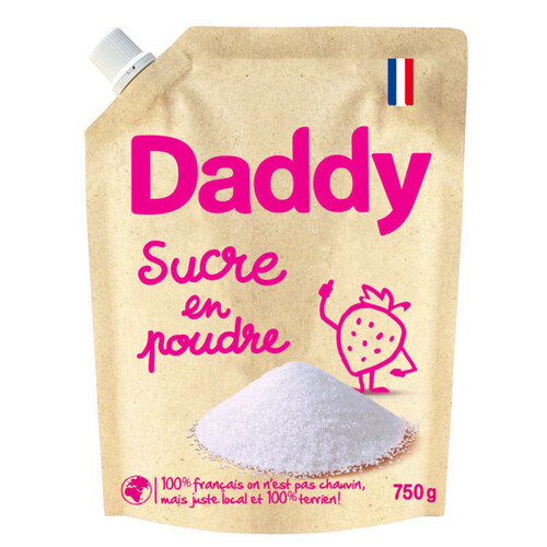 Daddy Sucre En Poudre La Poche Kraft 750G