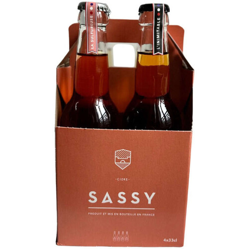 Sassy Cidre Pack 4x 33cl