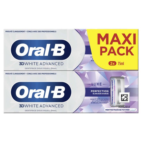 Oral-B 3D White Advanced Luxe Perfection Dentifrice 150 ml