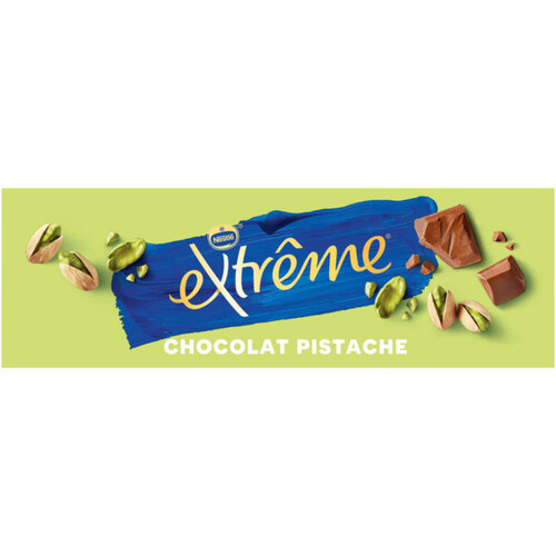 Nestlé Cônes Extrême Chocolat Pistache pépites de Nougatine 6x71g