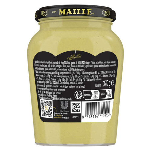 Maille Spécialité À La Moutarde Fine & Douce 370G