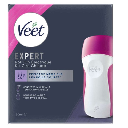Veet Expert Kit Cire Chaude Easywax Appareil + Recharge 50ml