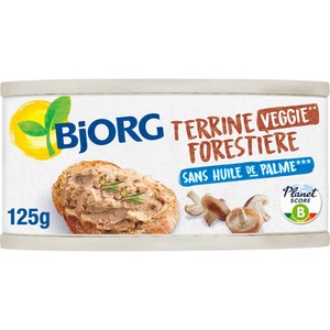 Bjorg Terrine Forestière à Tartiner, Bio 125g