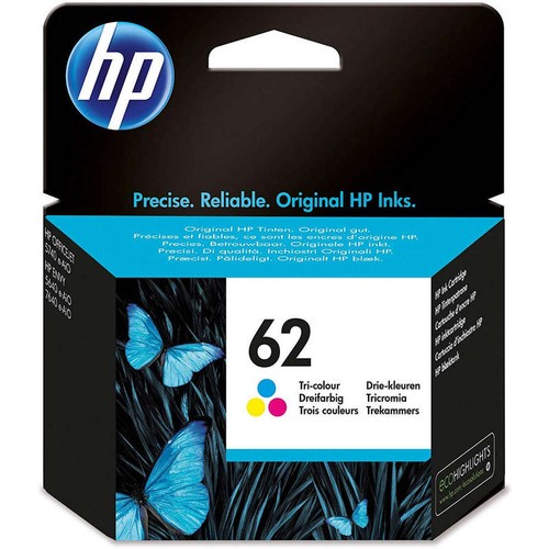 Hp Cartouche D'Encres Couleurs N°62