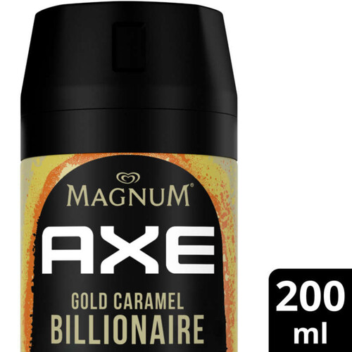 Axe Déodorant Magnum Gold Caramel Billionaire 48h Non-Stop Frais 200ml