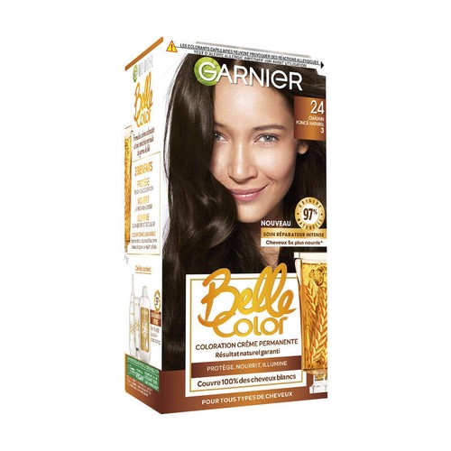 Belle Color Coloration 24 Chatain Foncé Naturel