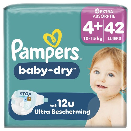 Pampers Baby-Dry Taille 4 - 10kg 15kg – x42 Couches