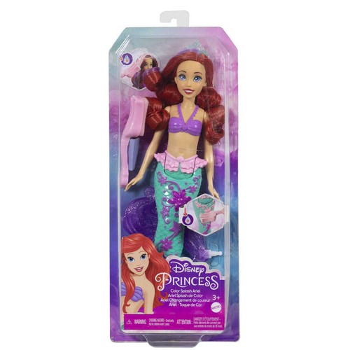 Mattel Ariel poupée ariel sirène couleurs - 3 ans et +