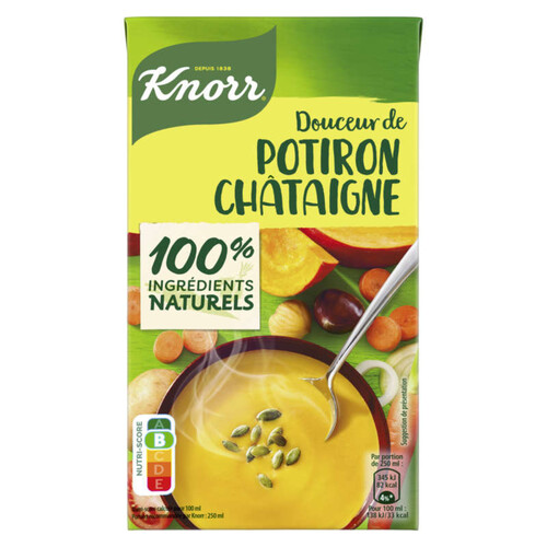 Knorr Soupe Liquide Douceur de Potiron Chataigne 1l