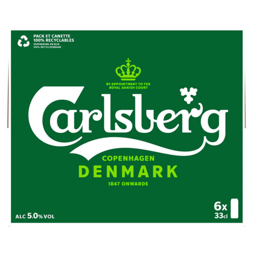 Carlsberg Bière Blonde 6 X 33Cl