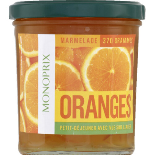 Monoprix marmelade d'oranges 370g