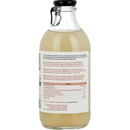 Sir James 101 Cocktail Ginger Mule sans alcool 25cl