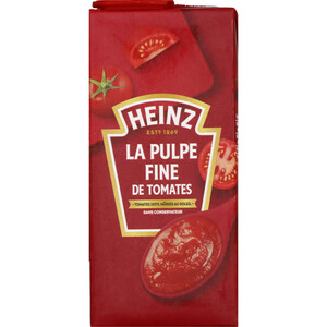 Heinz La Pulpe Fine de Tomates brique 350g.