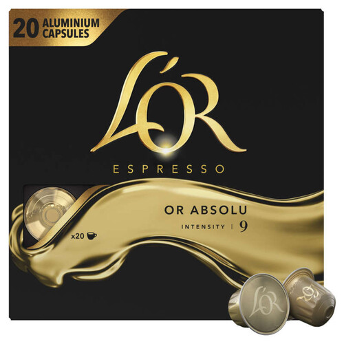 Espresso Pods - Or Absolu Espresso