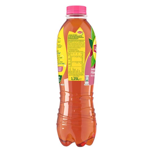 Lipton Ice Tea Thé Glacé Saveur Framboise 1,25L