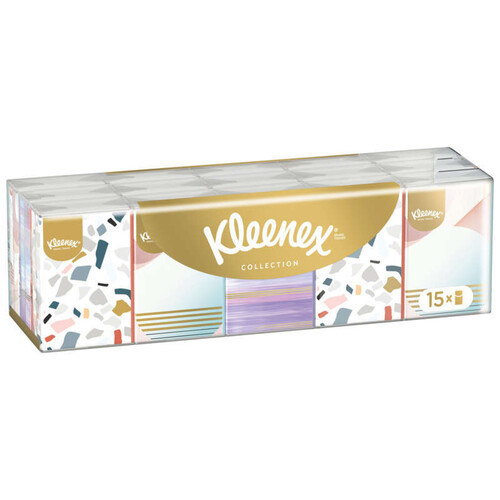 Kleenex Collection Mouchoirs Etuis mini x15