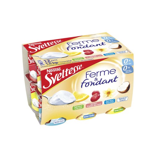 Sveltesse Ferme et Fondant Panache 12x125g
