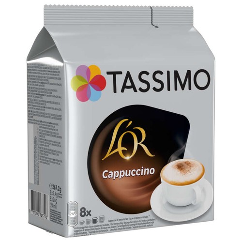 Tassimo L'Or Cappuccino x8 dosettes 267g