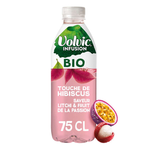 Volvic Infusion Bio Hibiscus, Litchi & Passion 75Cl