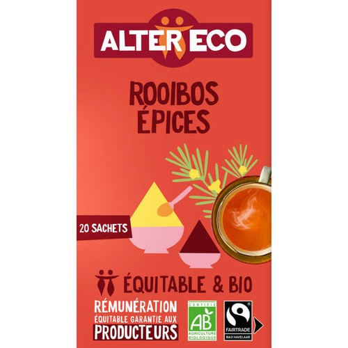 Alter Eco Infusion Rooibos aux Epices Bio 40g
