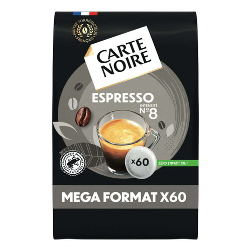 Carte Noire Café Expresso Intensité 8, Extra Format 60 Dosettes 420G