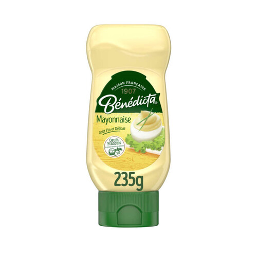 Bénédicta Mayonnaise Nature Flacon 235G