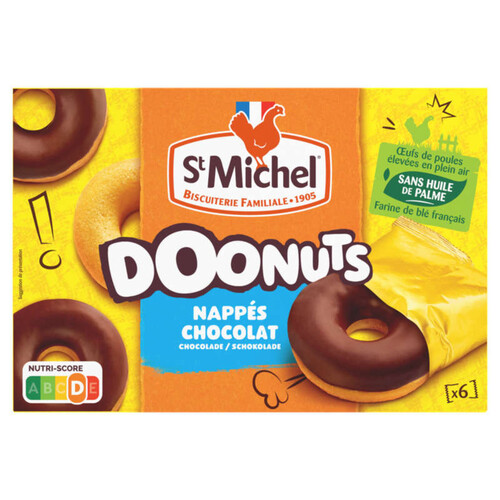 St Michel Doonuts nappés chocolat 180g