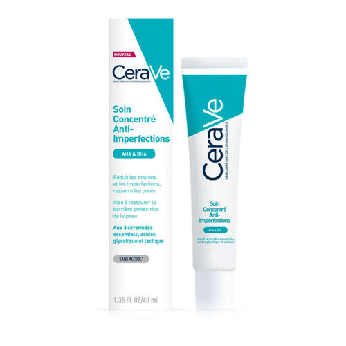 Cerave Soin Concentré Anti-Imperfections AHA & BHA 40ml