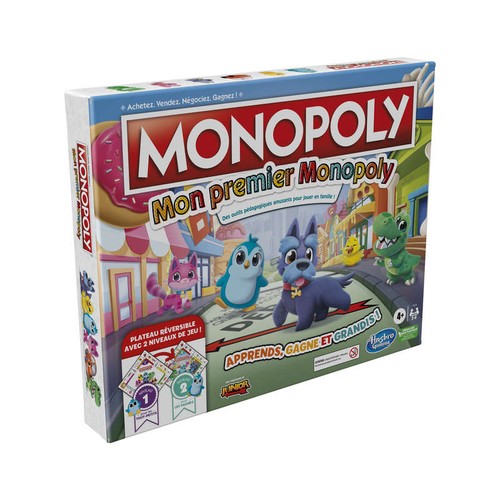 Hasbro Gasming Mon Premier Monopoly Dès 4 ans