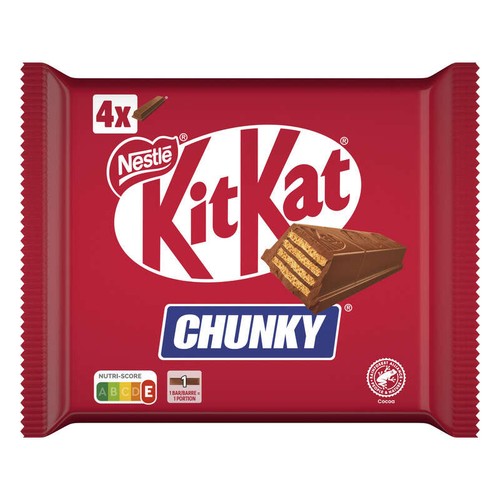 Kitkat Chunky Barre Au Chocolat Au Lait x4 - 40g