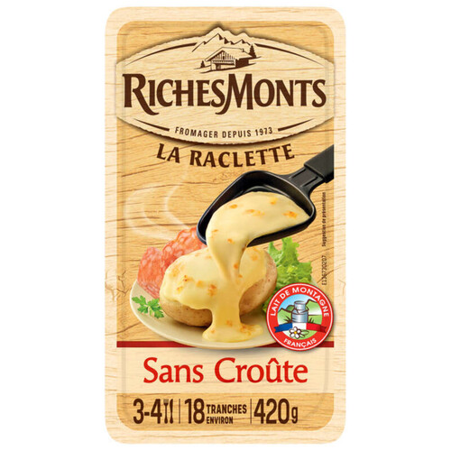 RichesMonts La Raclette Sans Croûte 420g