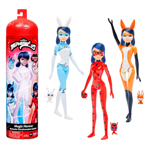 Bandai Miraculous poupée change surprise color