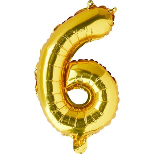 Monoprix Ballon Anniversaire Chiffre N°6