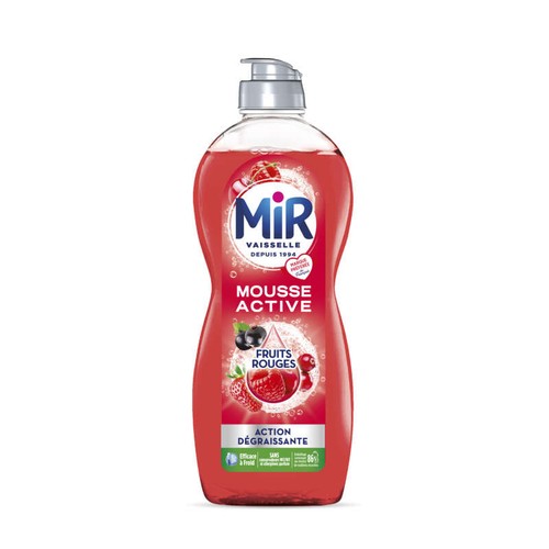 Mir Vaisselle Mousse Active Fruits Rouges 675ml