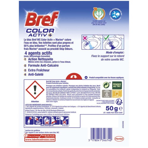Bref Bloc Wc Marine 50g