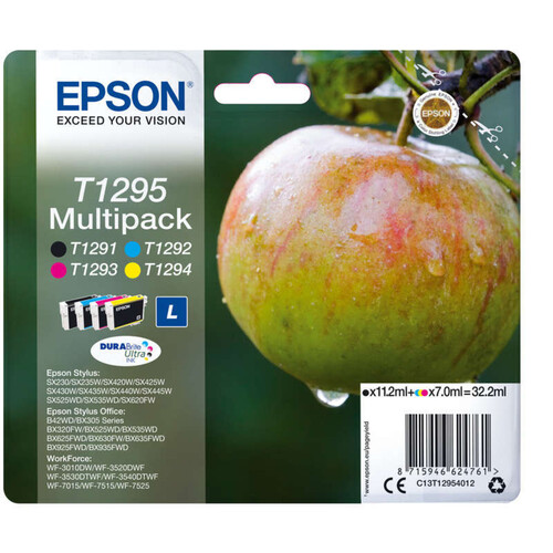 Epson Cartouche D'Encre Noire Et Couleurs N°T1295