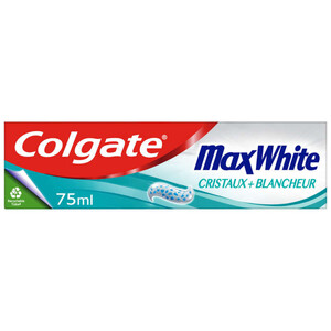 Colgate max white dentifrice micro cristaux 75ml